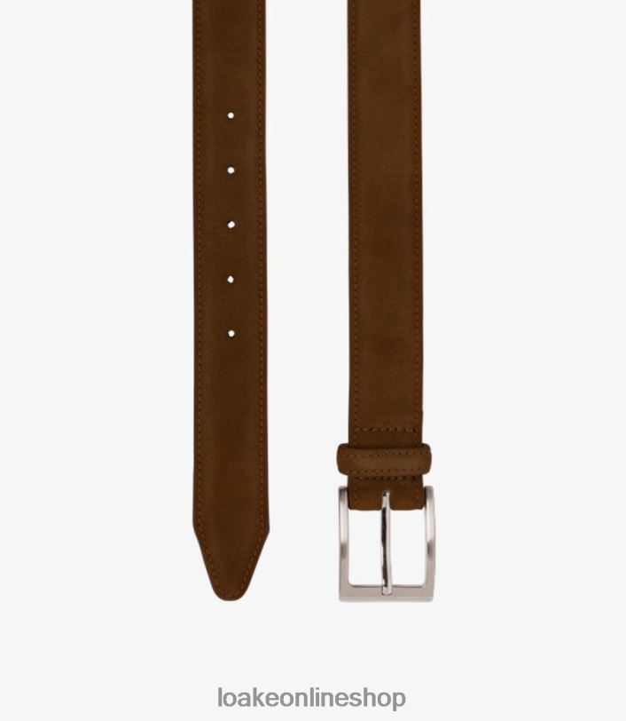 Loake William Belt 4V044215 Accessories Brown Suede