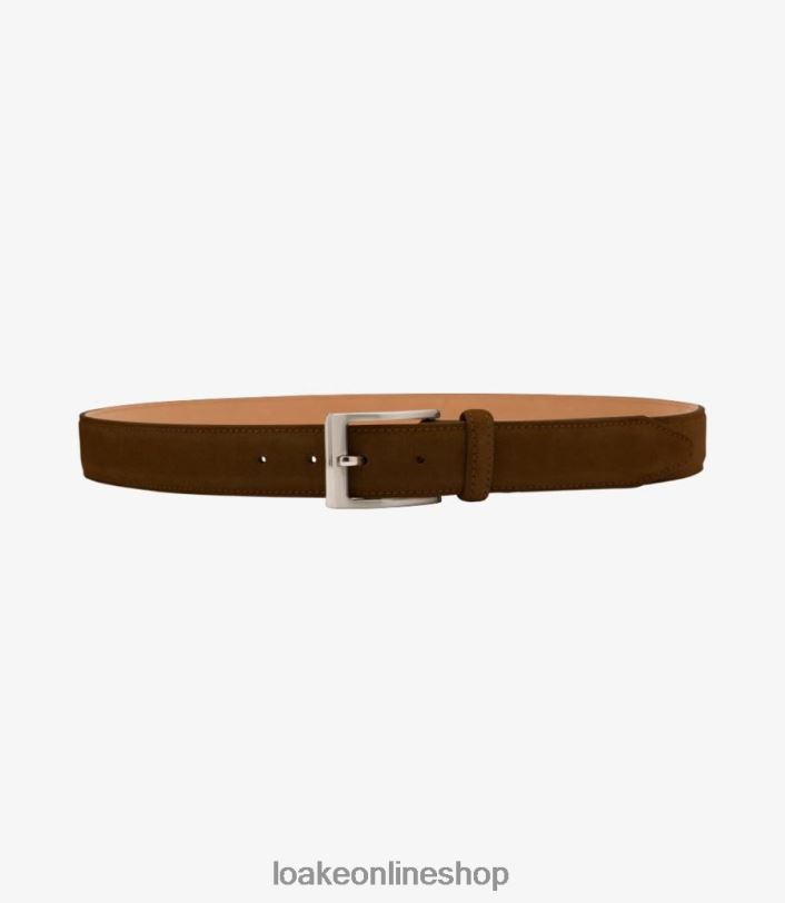 Loake William Belt 4V044215 Accessories Brown Suede