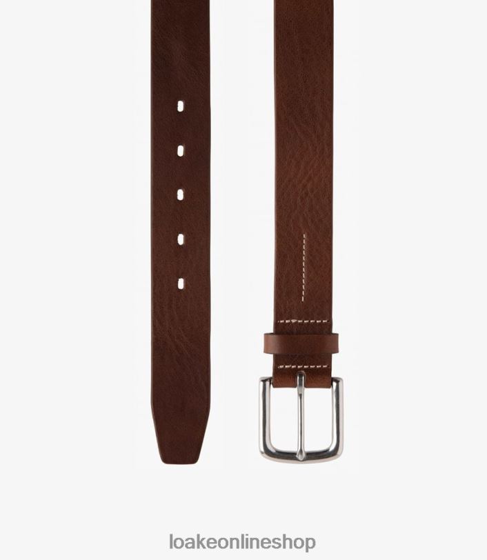 Loake Cheltenham Belt 4V044214 Accessories Dark Brown