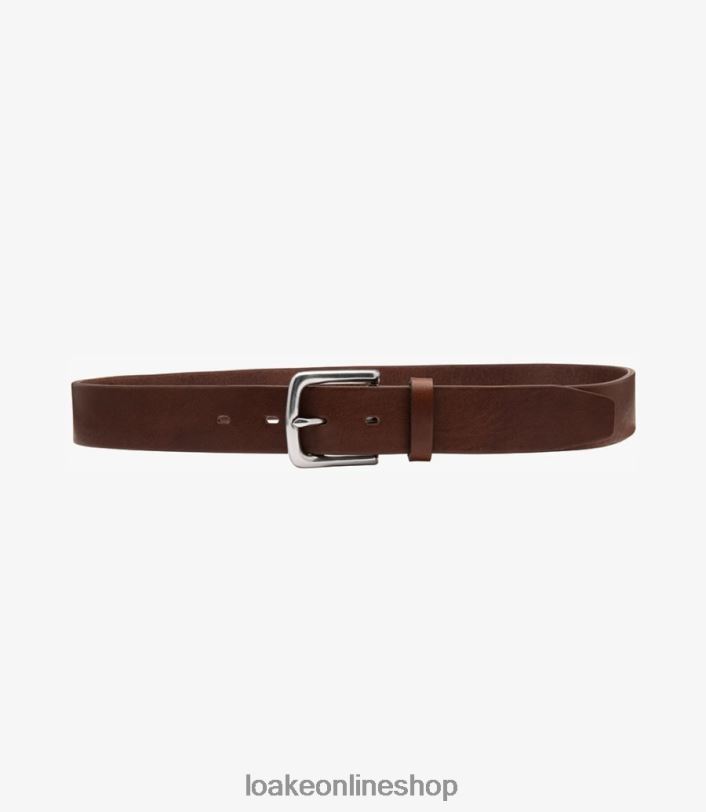 Loake Cheltenham Belt 4V044214 Accessories Dark Brown