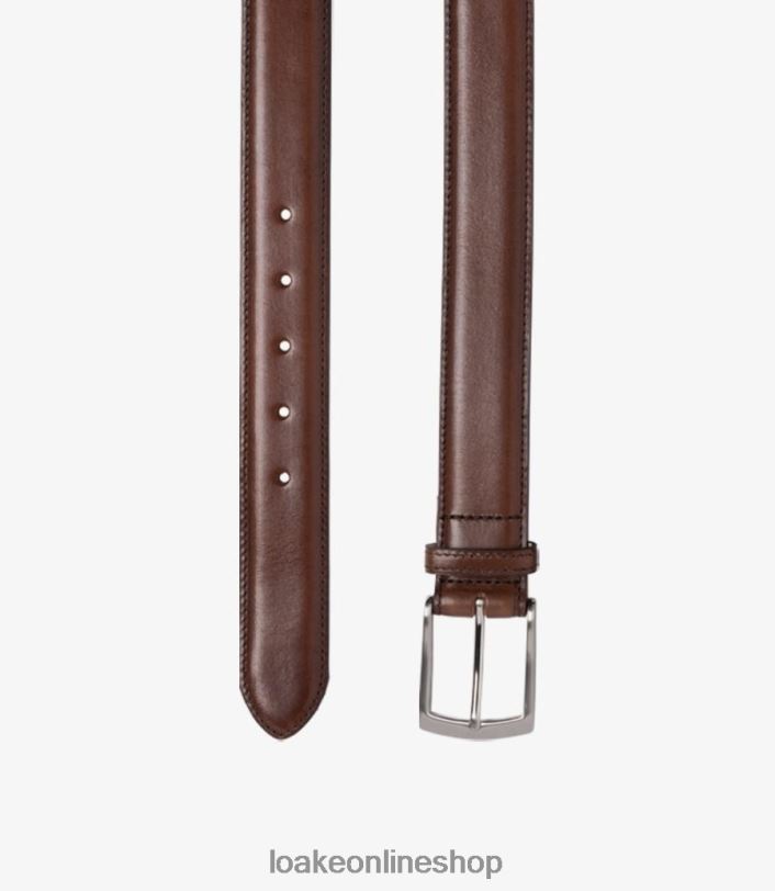 Loake Henry Belt 4V044209 Accessories Dark Brown