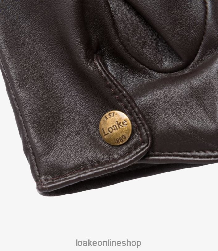 Loake Shackleton Gloves 4V044241 Leather Brown