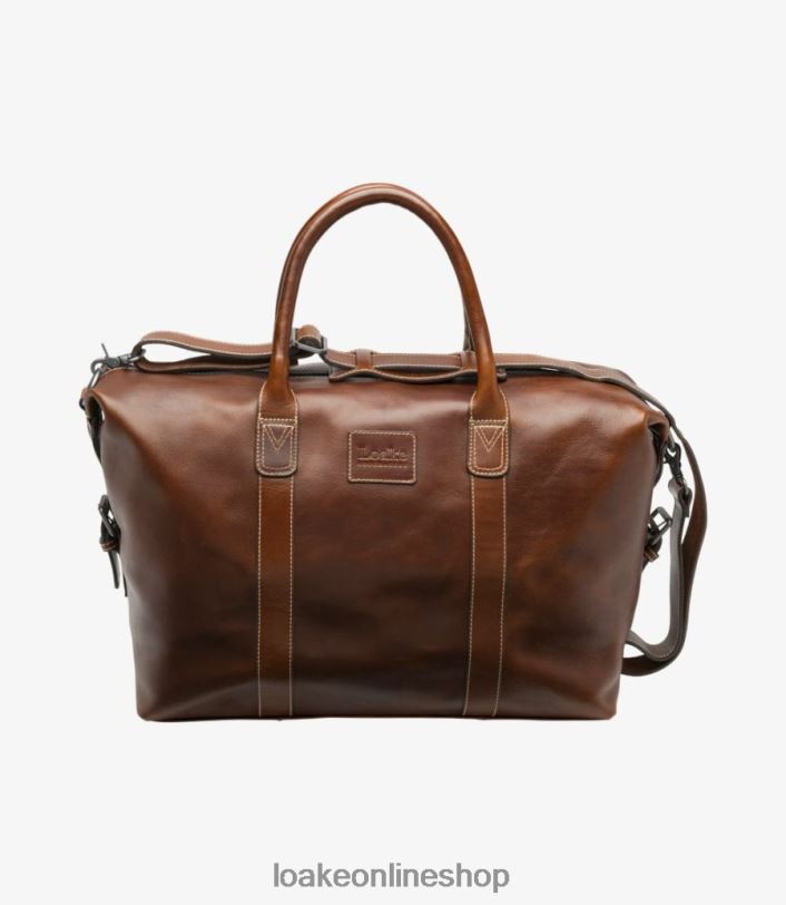 Loake Balmoral Weekend Bag 4V044221 Leather Brown