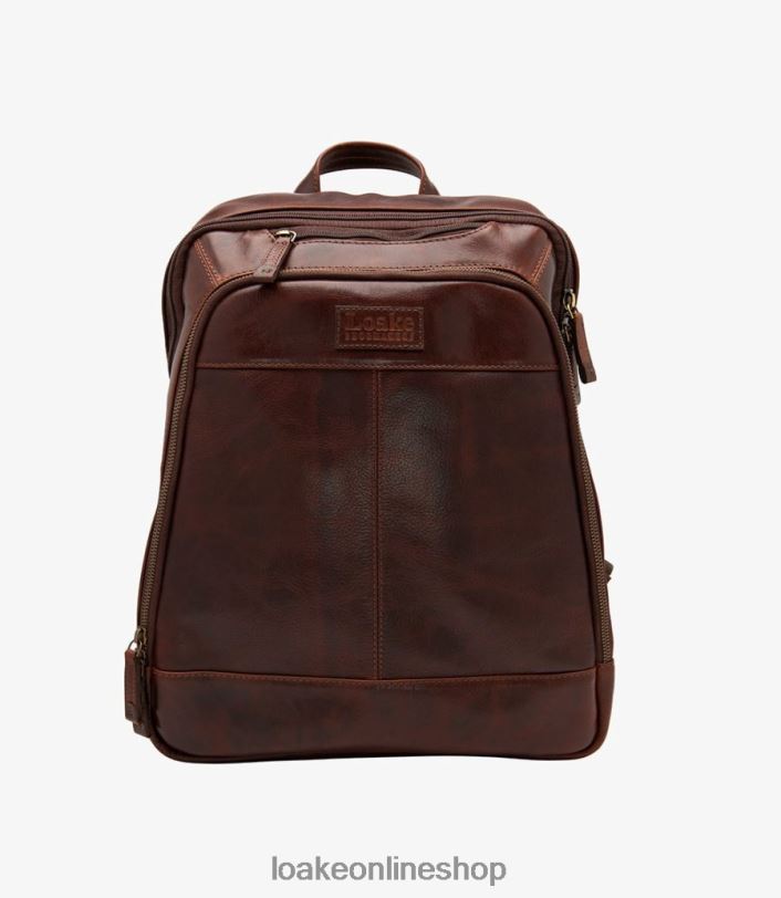 Loake Waterloo Rucksack 4V044225 Leather Brown