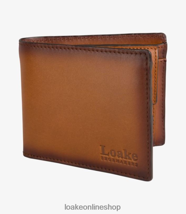 Loake Barclay Wallet 4V044235 Leather Brown