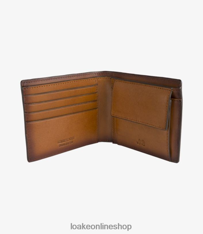 Loake Barclay Wallet 4V044235 Leather Brown