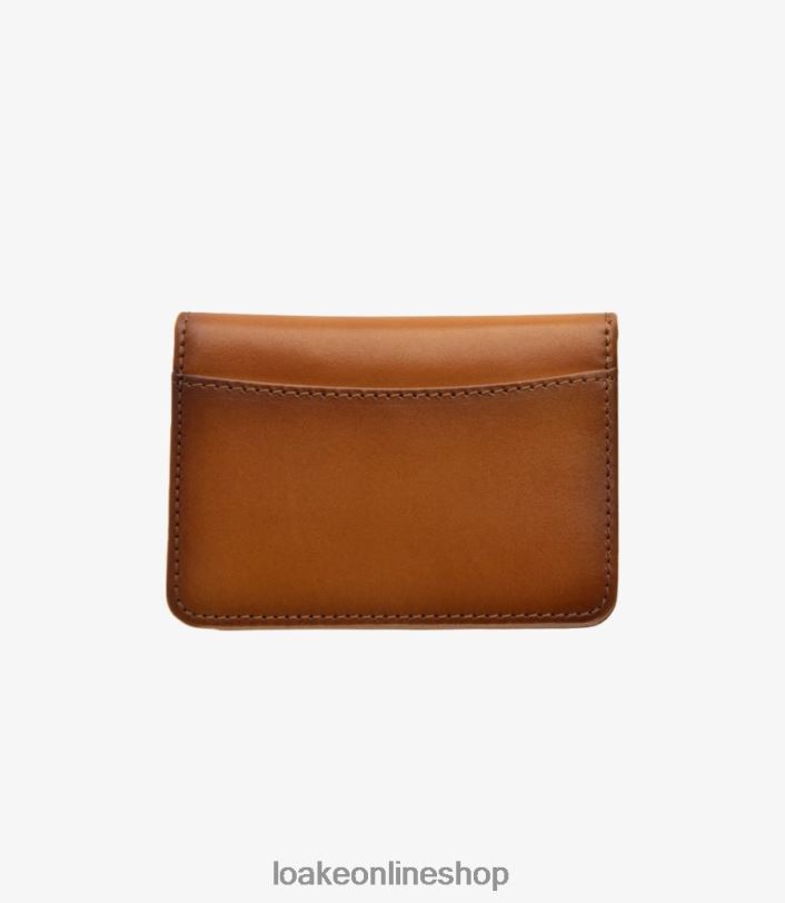 Loake Fenchurch Card Holder 4V044238 Leather Tan