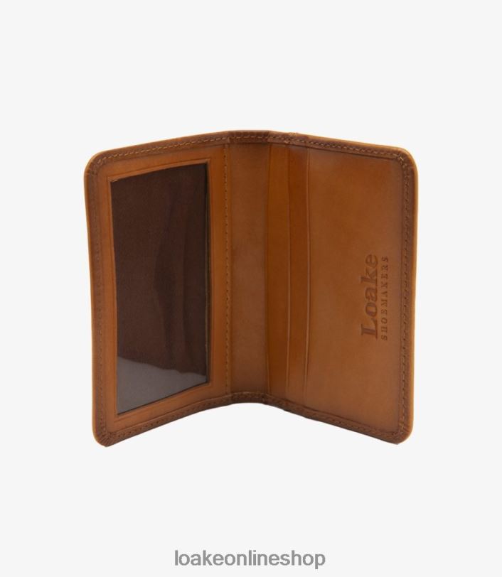 Loake Fenchurch Card Holder 4V044238 Leather Tan