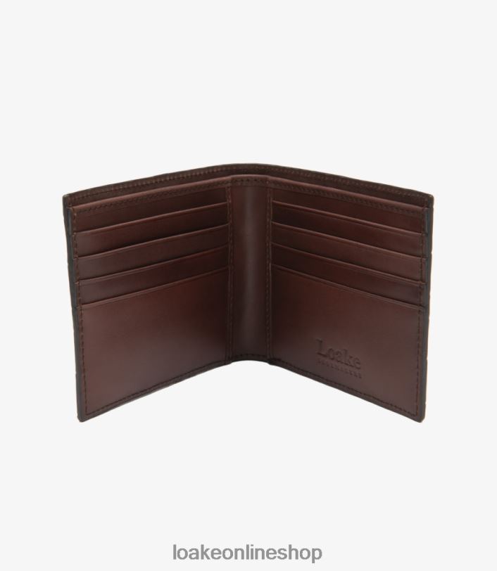 Loake Lombard Wallet 4V044233 Leather Dark Brown
