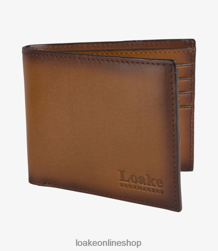 Loake Midland Wallet 4V044234 Leather Brown