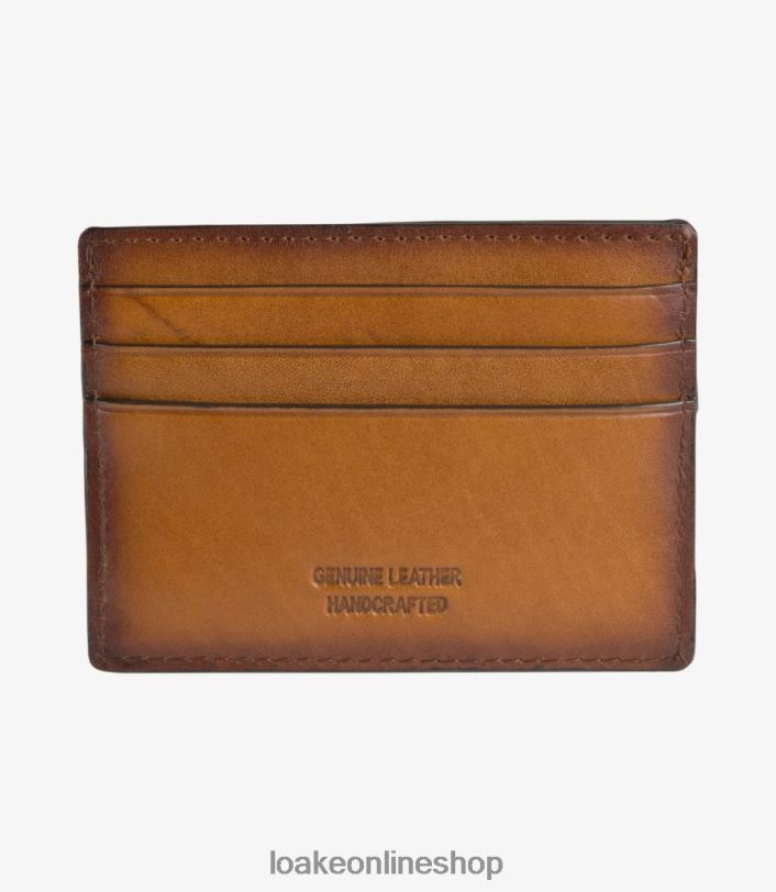 Loake Sterling Card Holder 4V044239 Leather Brown