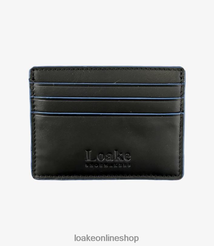 Loake Sterling Card Holder 4V044240 Leather Black