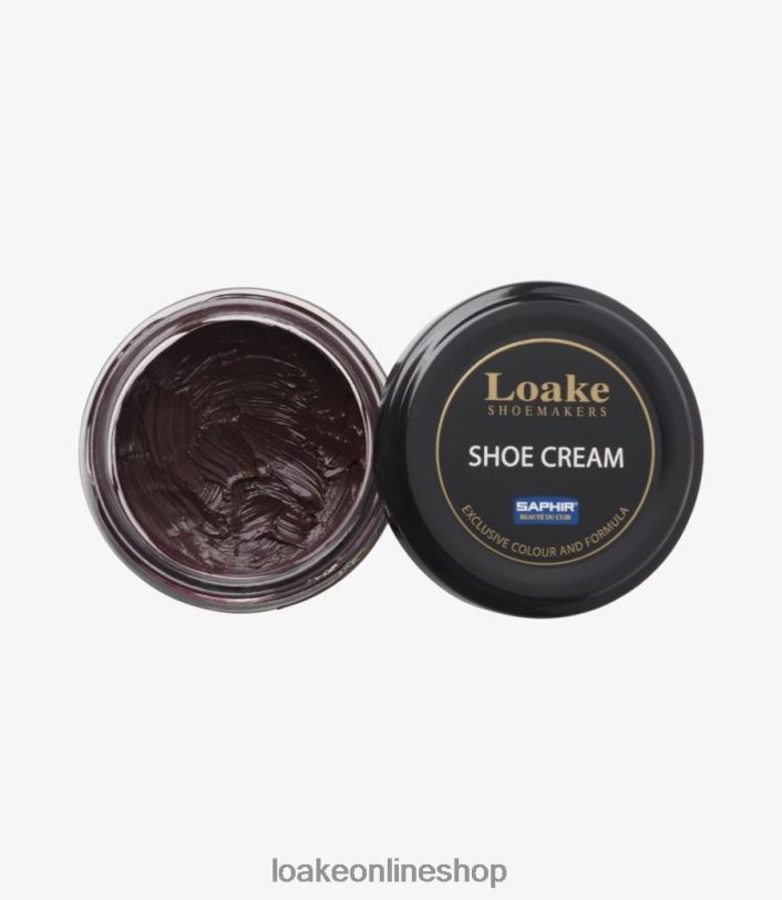 Loake Leather Cream 4V044273 Shoe Care Burgundy