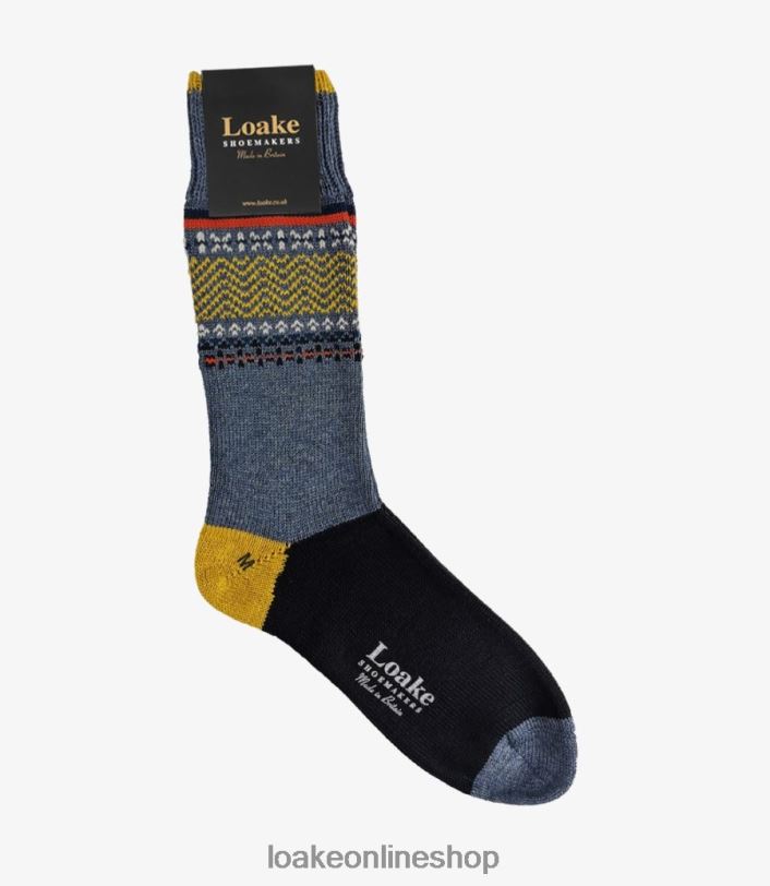 Loake Arran Socks 4V044246 Accessories Blue