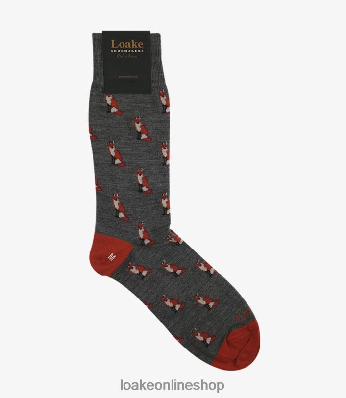 Loake Fox Socks 4V044257 Accessories Grey