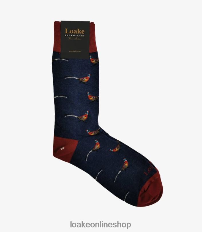Loake Pheasant Socks 4V044255 Accessories Navy