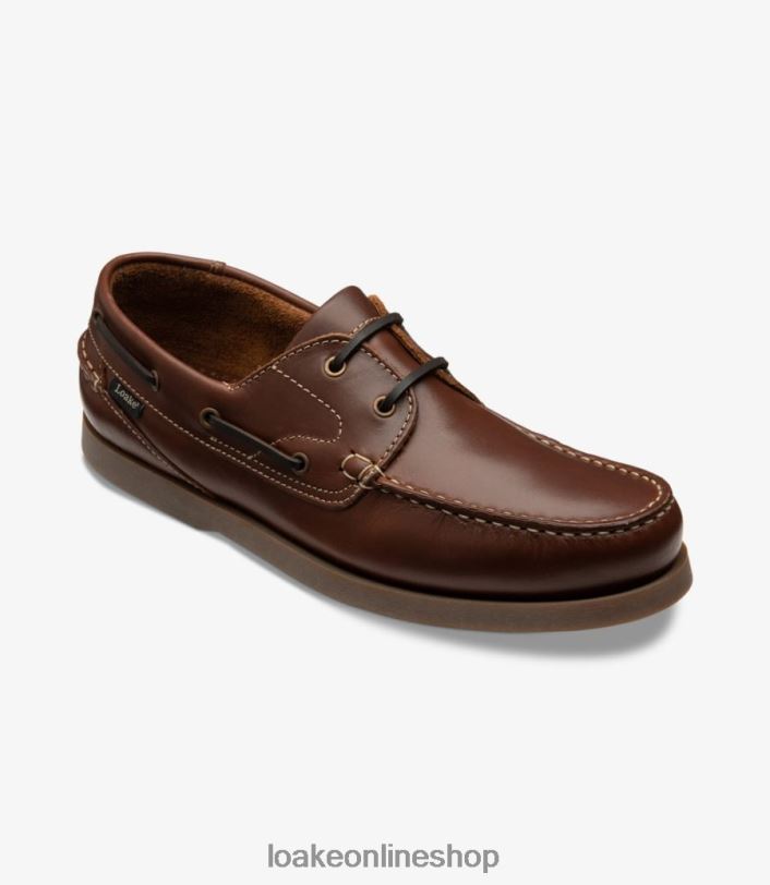 Loake Lymington 4V04477 Boat Shoes Dark Brown
