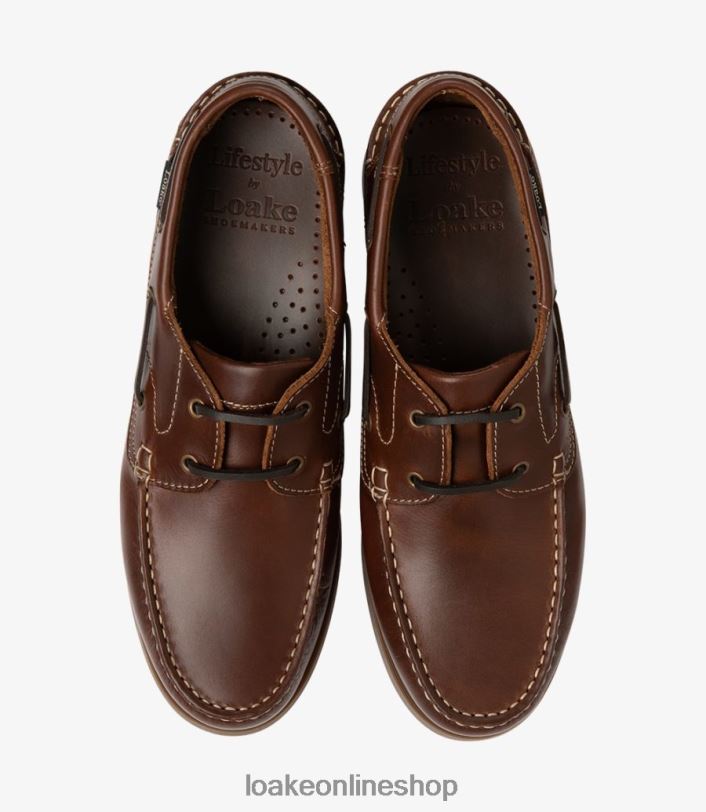 Loake Lymington 4V04477 Boat Shoes Dark Brown