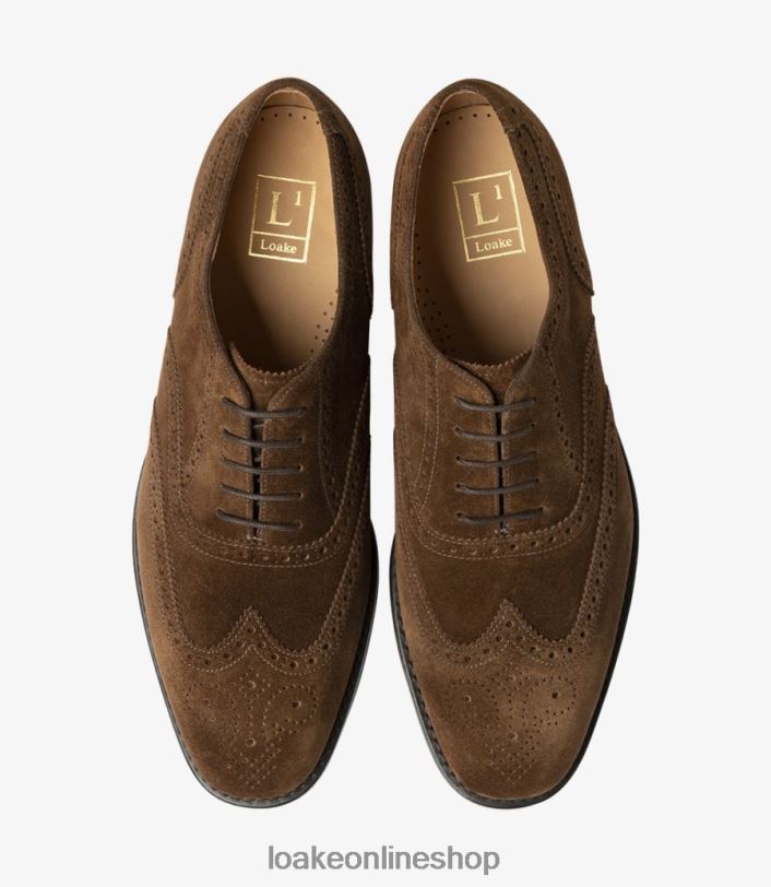 Loake 302 4V04424 Brogues Brown Suede