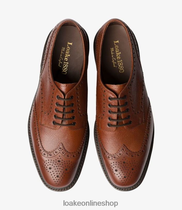 Loake Badminton 4V0447 Brogues Dark Brown