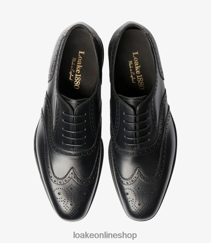 Loake Buckingham 4V0449 Brogues Black