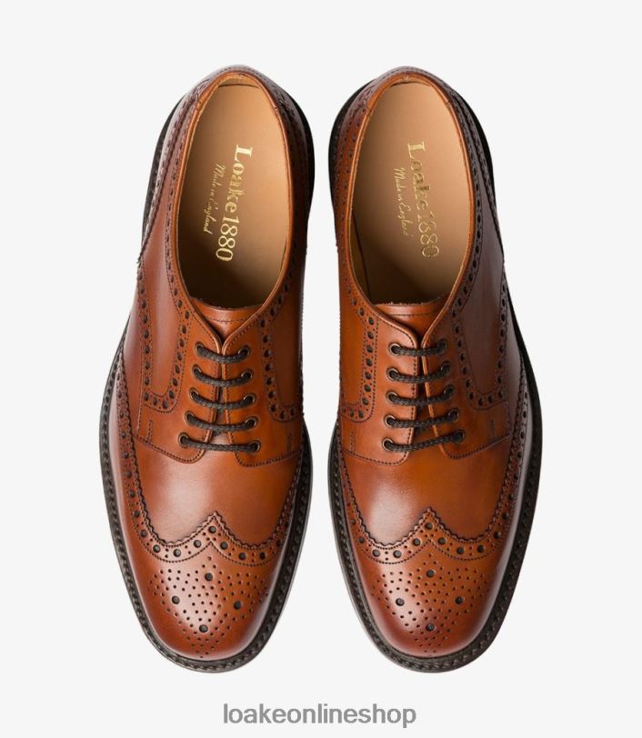 Loake Chester 4V0446 Brogues Mahogany