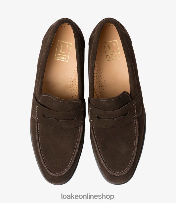 Loake 356 4V04459 Loafers Dark Brown Suede