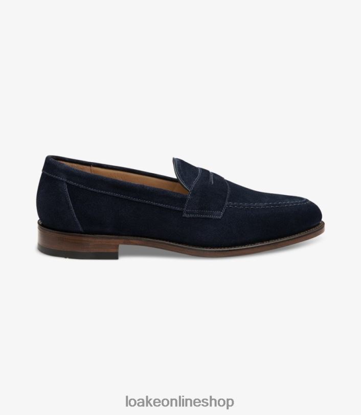 Loake Imperial 4V04453 Loafers Navy Suede