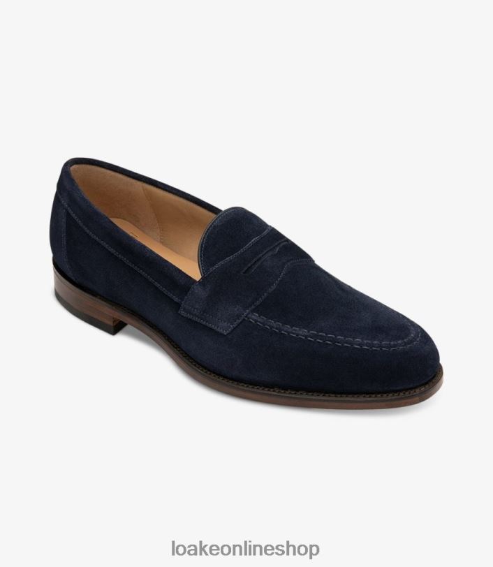 Loake Imperial 4V04453 Loafers Navy Suede