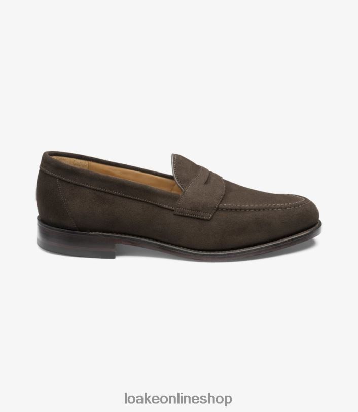 Loake Imperial 4V04454 Loafers Dark Brown Suede