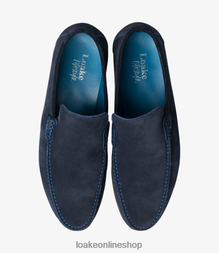 Loake Nicholson 4V04466 Loafers Navy Suede