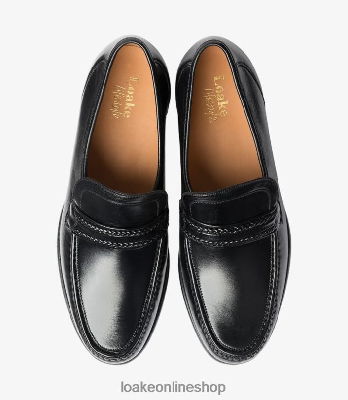 Loake Rome 4V04465 Loafers Black