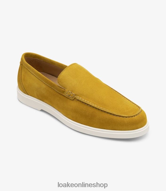 Loake Tuscany 4V04468 Loafers Sunset Yellow Suede