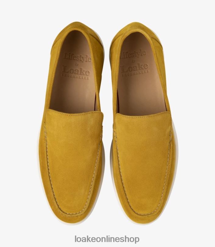 Loake Tuscany 4V04468 Loafers Sunset Yellow Suede