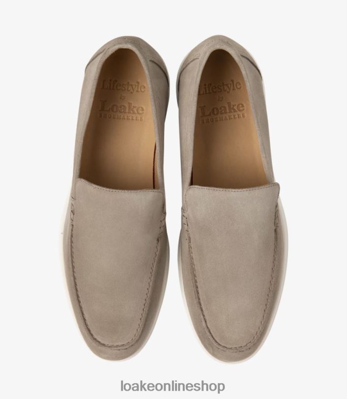 Loake Tuscany 4V04469 Loafers Stone Suede