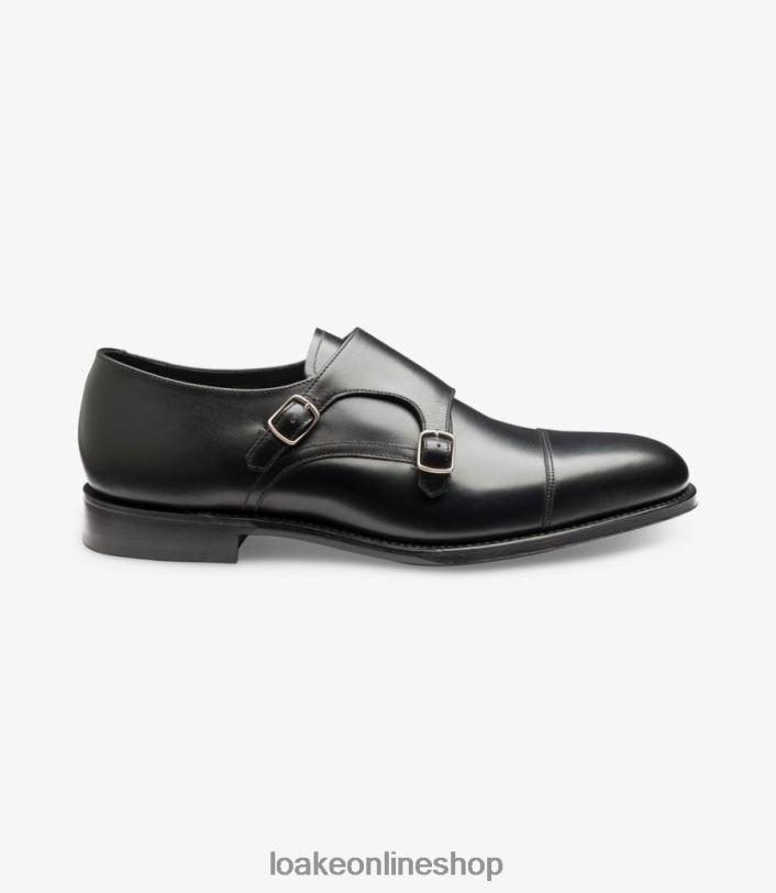 Loake Cannon 4V044200 Monk Shoes Black