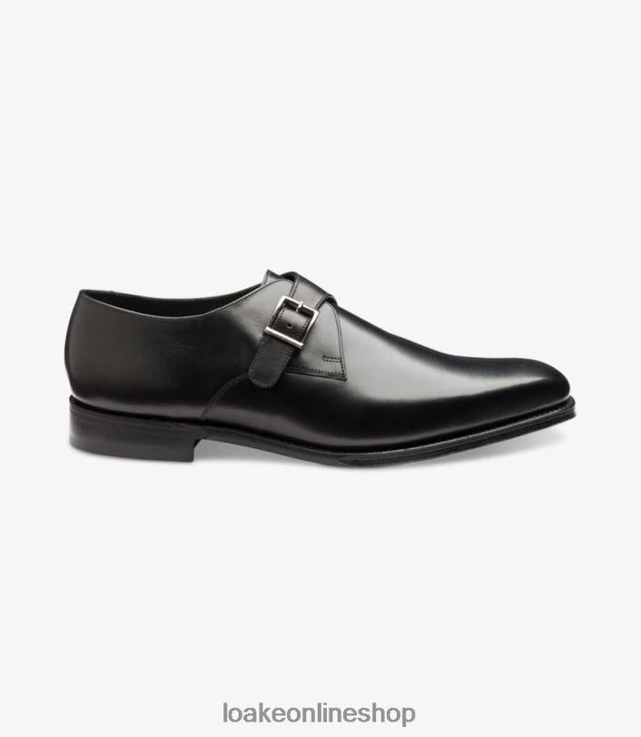 Loake Medway 4V044198 Monk Shoes Black