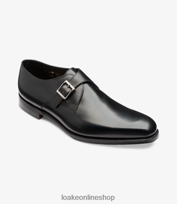 Loake Medway 4V044198 Monk Shoes Black