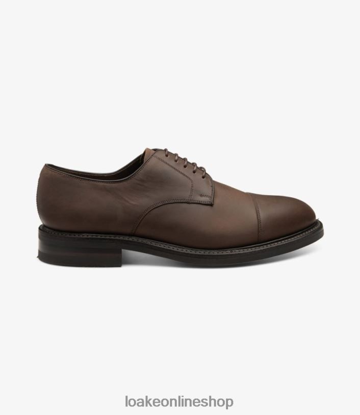 Loake Ampleforth 4V044146 Plain Ties Brown Oiled Nubuck