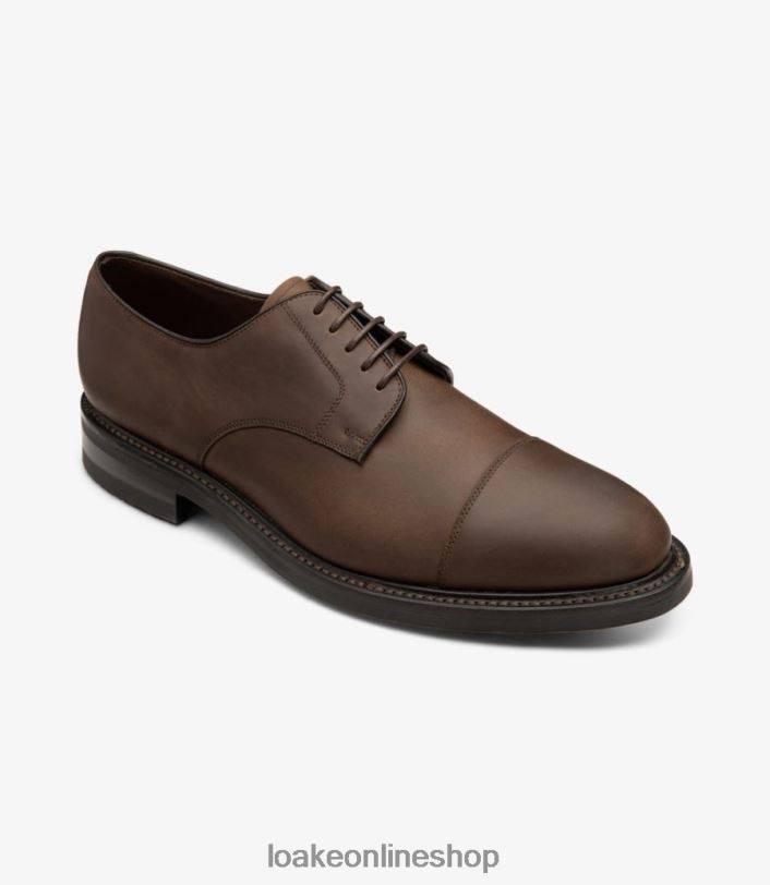 Loake Ampleforth 4V044146 Plain Ties Brown Oiled Nubuck