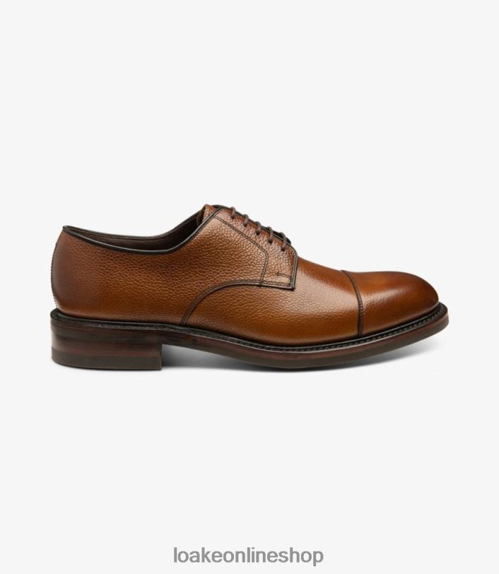 Loake Ampleforth 4V044147 Plain Ties Chestnut Brown Grain