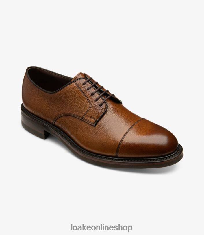 Loake Ampleforth 4V044147 Plain Ties Chestnut Brown Grain