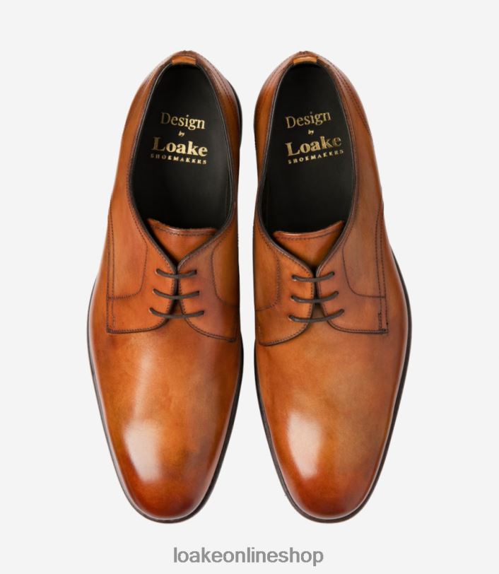 Loake Atherton 4V044155 Plain Ties Tan