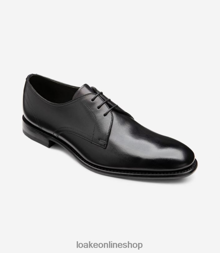 Loake Atherton 4V044156 Plain Ties Black