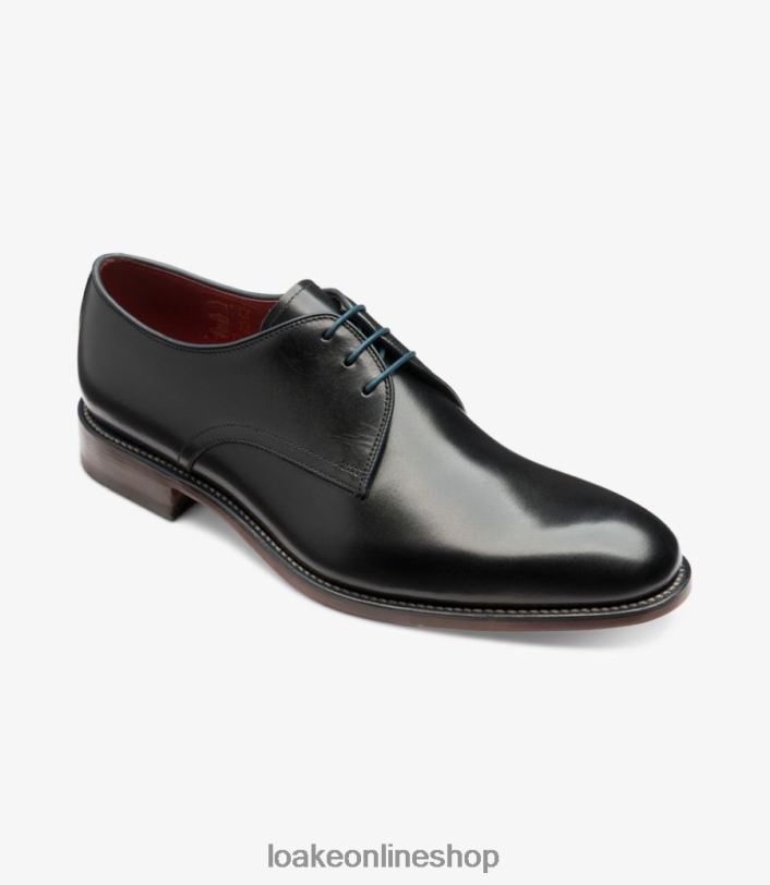 Loake Drake 4V044159 Plain Ties Black