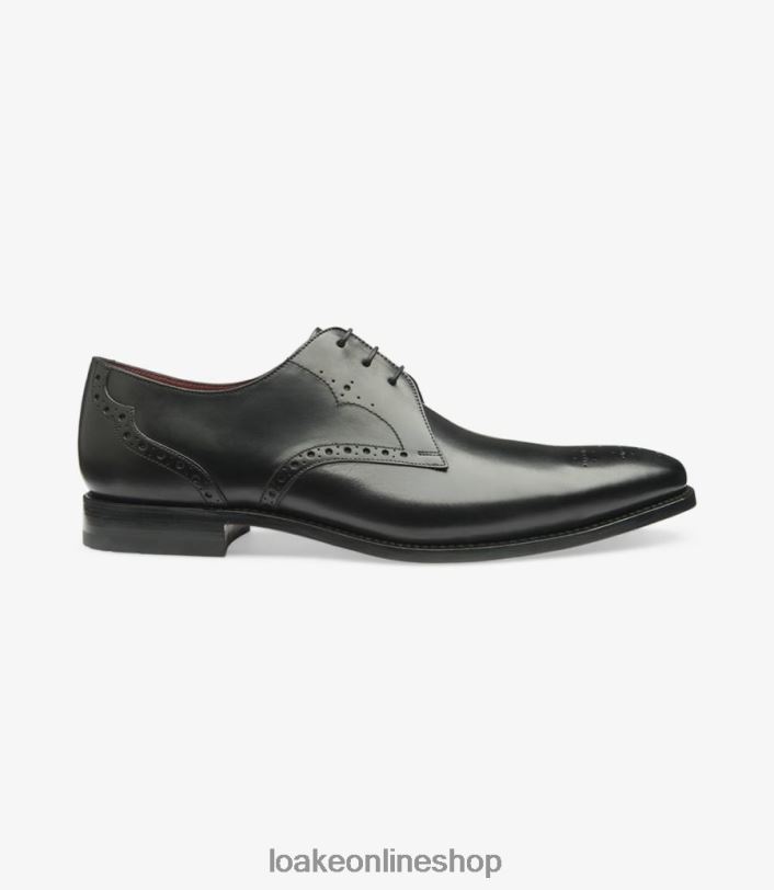Loake Hannibal 4V044154 Plain Ties Black
