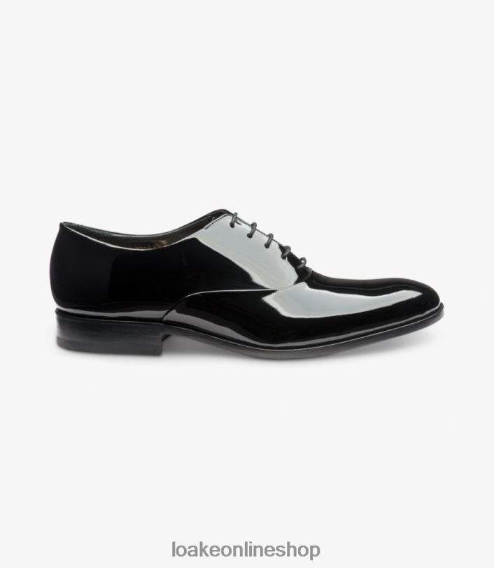 Loake Patent 4V044163 Plain Ties Black