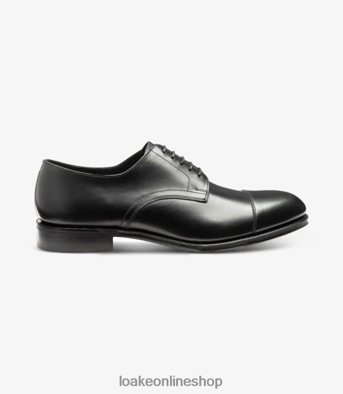 Loake Petergate 4V044144 Plain Ties Carbon Black