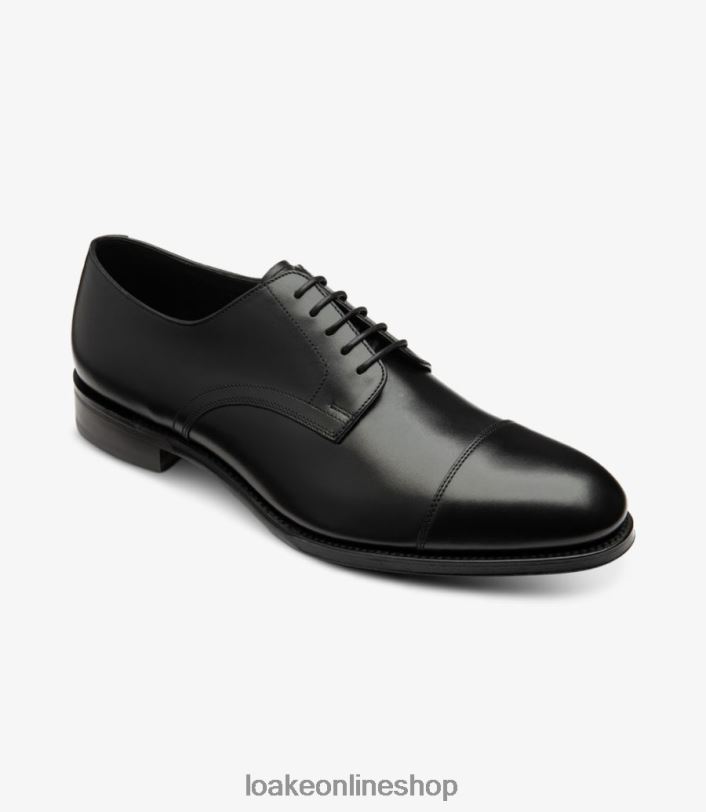 Loake Petergate 4V044144 Plain Ties Carbon Black