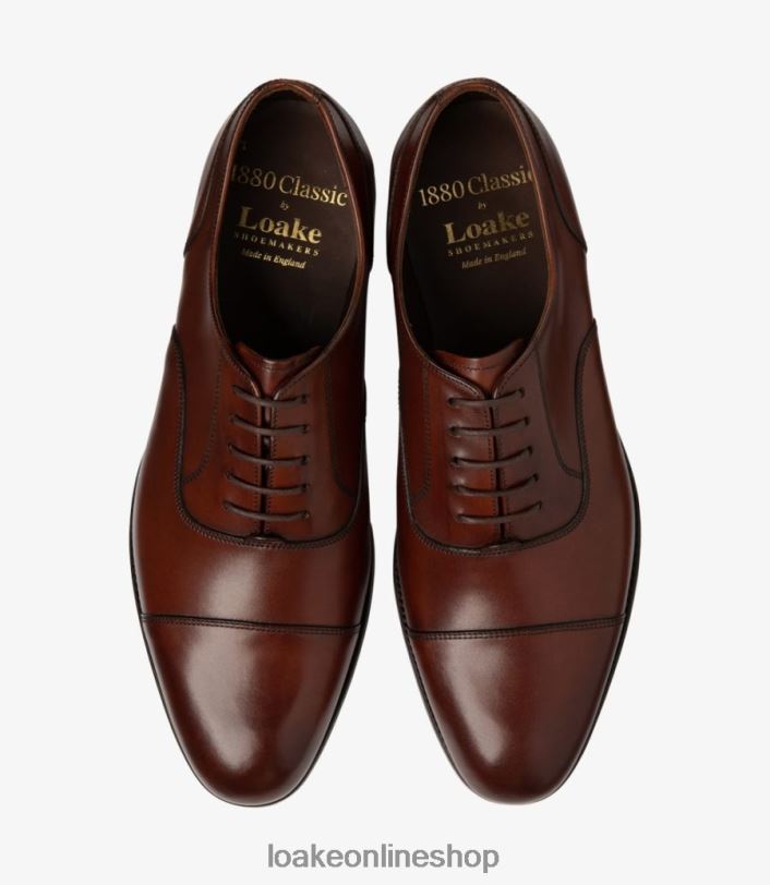 Loake Stonegate 4V044140 Plain Ties Seared Mahogany